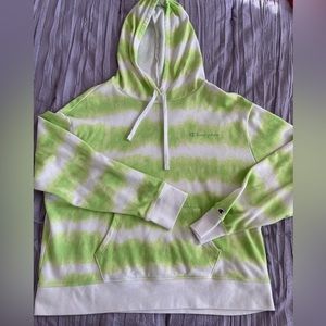 Neon green Champion hoodie